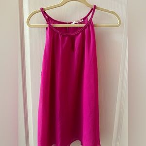 Flowing Violet + Claire Halter Braided Neckline Sleeveless Top. Size XL